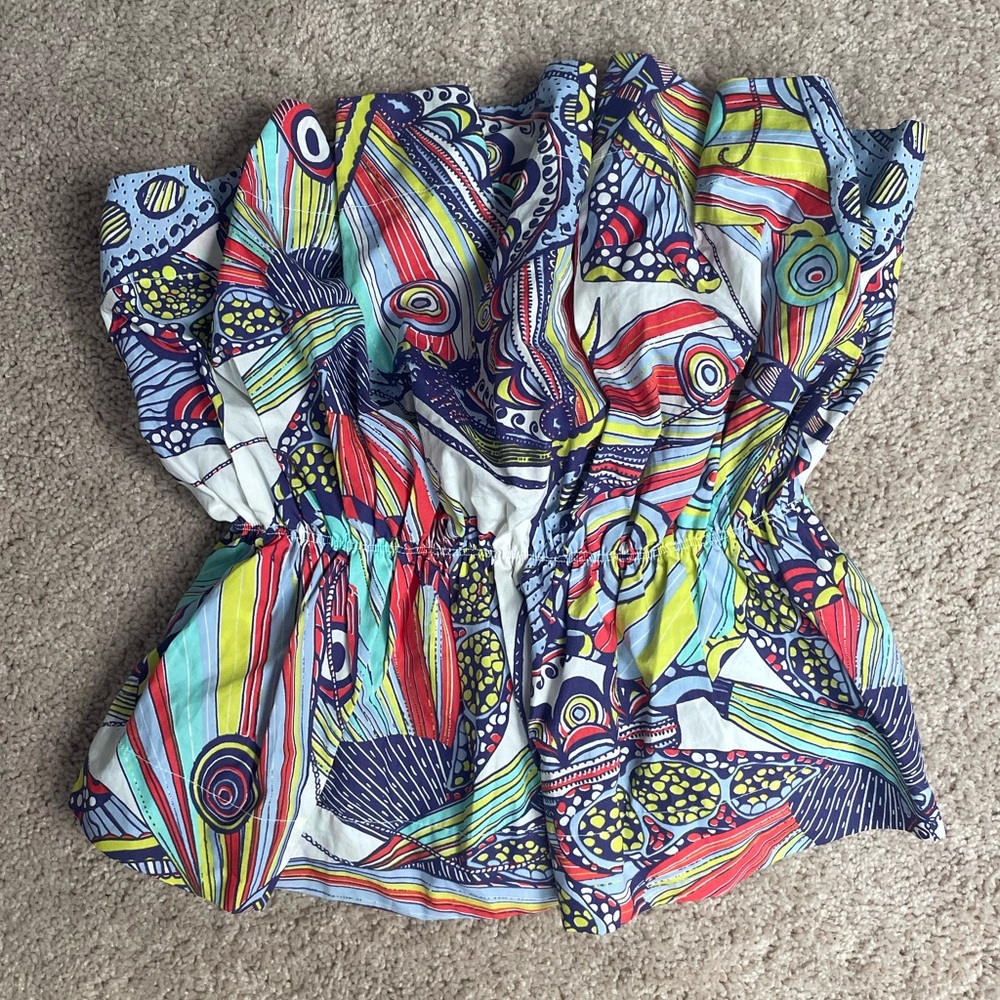 Anthropologie Strapless Party Top Size Small